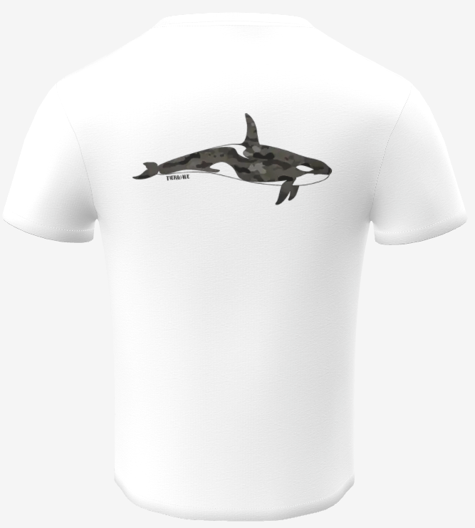 Black Camo Orca Tee